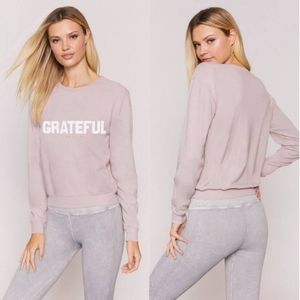 Large Spiritual Gangster Pink Rose Grateful Sweatshirt